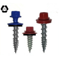 Colored Hex Painted Head Self Drilling Screws with Rubber Washer Roofing Screw with Washer Rubber